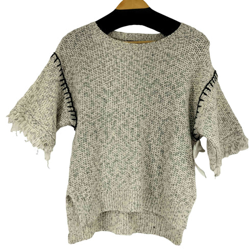 フリンジ S/S ニット レディース JPN:M