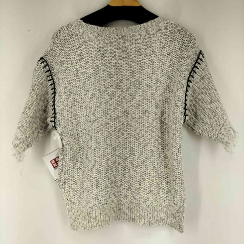 フリンジ S/S ニット レディース JPN:M