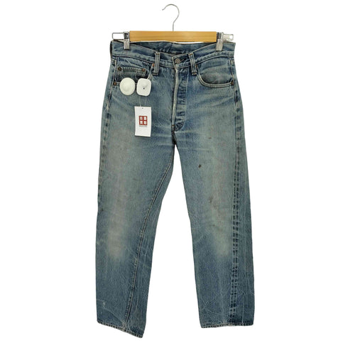 リーバイス Levis 70s 501 66後期 ボタン裏6刻印 赤耳 ボタンフライ デニムパンツ メンズ  W30 L32