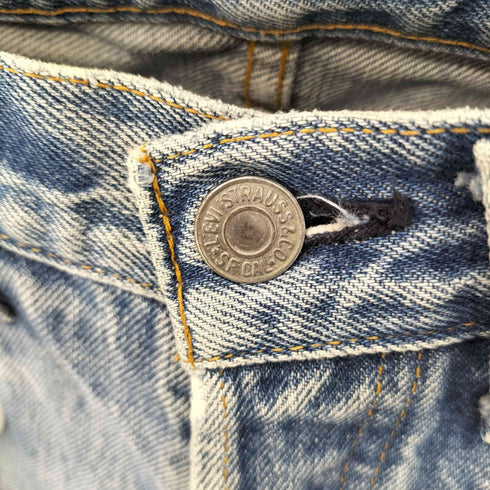 リーバイス Levis 70s 501 66後期 ボタン裏6刻印 赤耳 ボタンフライ デニムパンツ メンズ W30 L32
