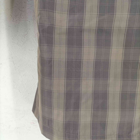 エディーバウアー Eddie Bauer チェック トレンチコート レディース PS