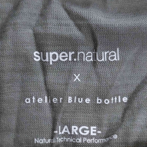SN super.natural × atelier Blue bottle Hiker's T-shirts 8sleeve ハイカーズTシャツ8分丈 メンズ JPN:L