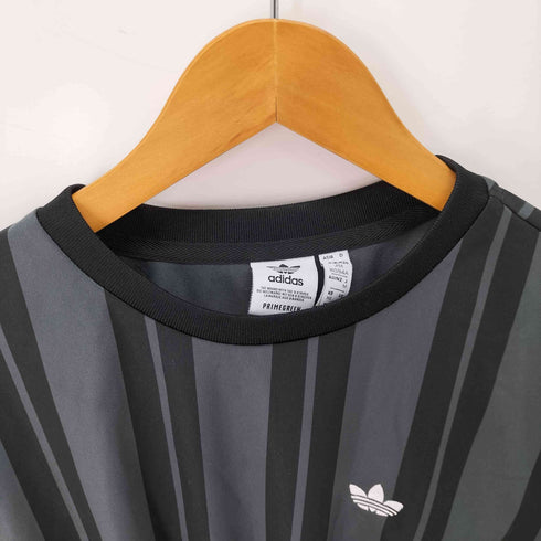 アディダスオリジナルス adidas Originals ストライプ ギャザー ミニワンピース レディース JPN:M