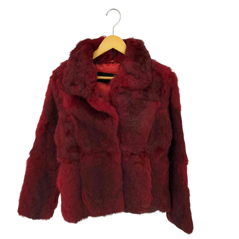 CLICHY ラビットファー フロントフック ジャケット elegance レディース 2