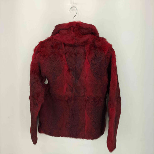 CLICHY ラビットファー フロントフック ジャケット elegance レディース 2