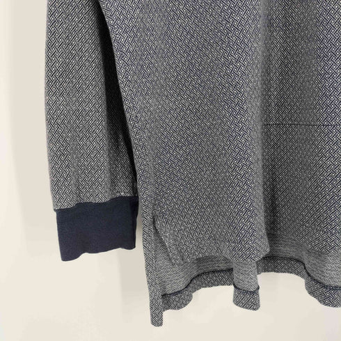 ポロゴルフラルフローレン POLO GOLF RALPH LAUREN 90s カナダ製 ポニー刺繍 ひし形重ね模様 L/S ポロシャツ 長袖 プルオーバー メンズ import:XL