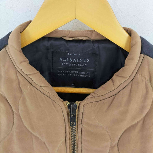 オールセインツ ALLSAINTS 切替 ノーカラー キルティングジャケット メンズ JPN:M