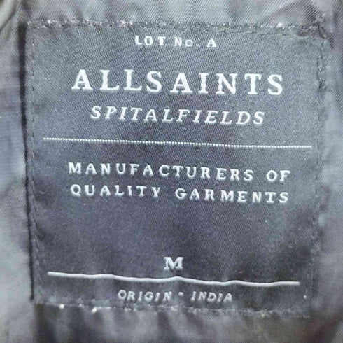 オールセインツ ALLSAINTS 切替 ノーカラー キルティングジャケット メンズ JPN:M