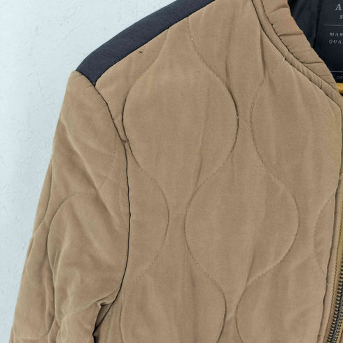 オールセインツ ALLSAINTS 切替 ノーカラー キルティングジャケット メンズ JPN:M