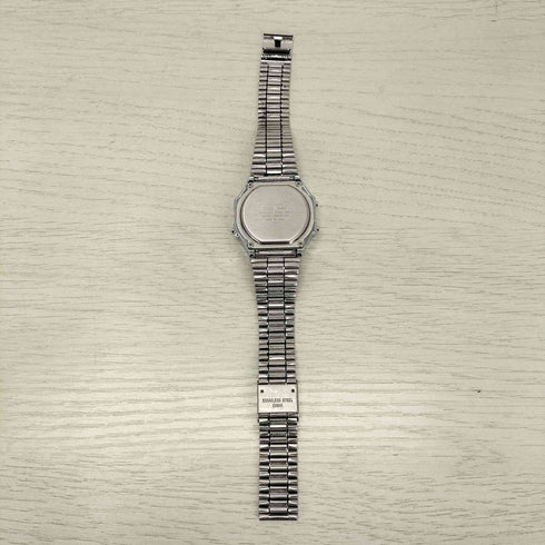 カシオ CASIO A168WA-1A2WJR ステンレススチール デジタル腕時計 メンズ