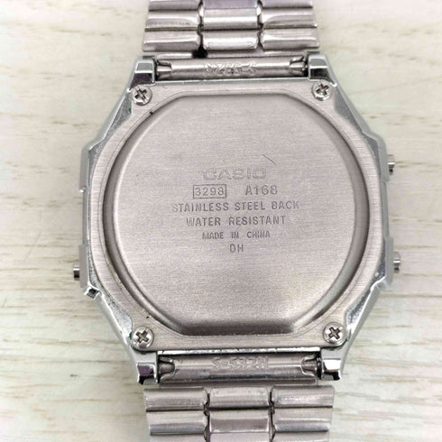 カシオ CASIO A168WA-1A2WJR ステンレススチール デジタル腕時計 メンズ