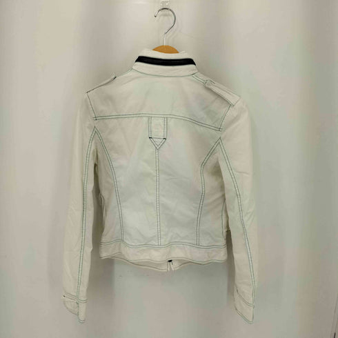 ダナキャランニューヨークジーンズ DKNY JEANS 00s マルチポケット ステッチデザイン クロップドジップアップジャケット Y2K レディース M