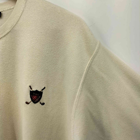 ポロゴルフラルフローレン POLO GOLF RALPH LAUREN 90s クレストロゴ コットンニット メンズ import:XL
