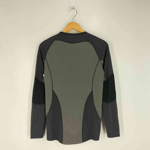 マムート MAMMUT 切替 ロゴプリント ラグランスリーブ Tシャツ メンズ