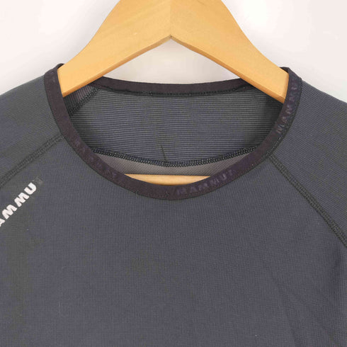 マムート MAMMUT 切替 ロゴプリント ラグランスリーブ Tシャツ メンズ