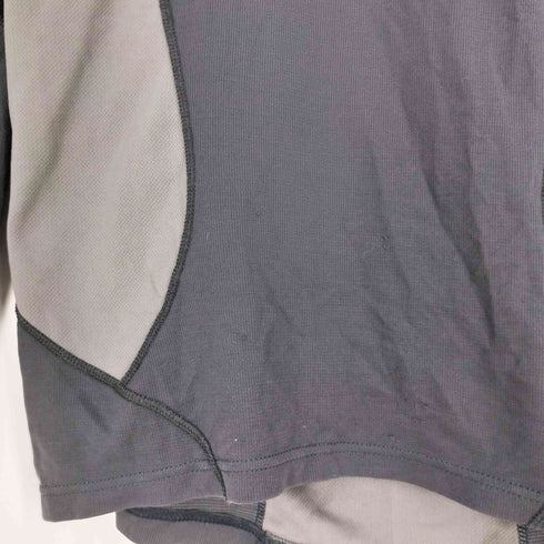 マムート MAMMUT 切替 ロゴプリント ラグランスリーブ Tシャツ メンズ