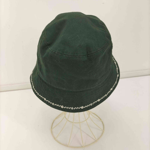 キス KITH スクリプト ロゴ フラワー 刺繍 裏キルティング バケット ハット メンズ