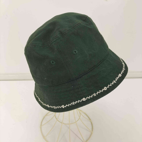 キス KITH スクリプト ロゴ フラワー 刺繍 裏キルティング バケット ハット メンズ