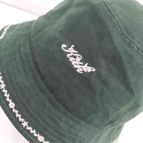 キス KITH スクリプト ロゴ フラワー 刺繍 裏キルティング バケット ハット メンズ