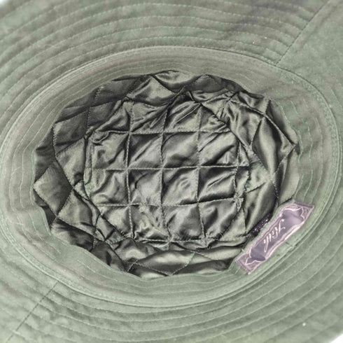 キス KITH スクリプト ロゴ フラワー 刺繍 裏キルティング バケット ハット メンズ