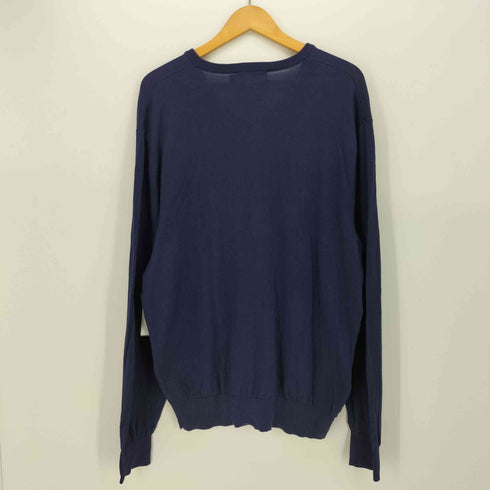 ポロゴルフラルフローレン POLO GOLF RALPH LAUREN 90s ピマコットン Vネック コットンニット メンズ import:XL