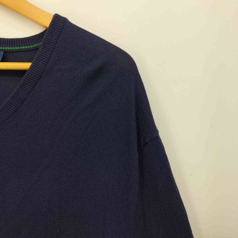 ポロゴルフラルフローレン POLO GOLF RALPH LAUREN 90s ピマコットン Vネック コットンニット メンズ import:XL