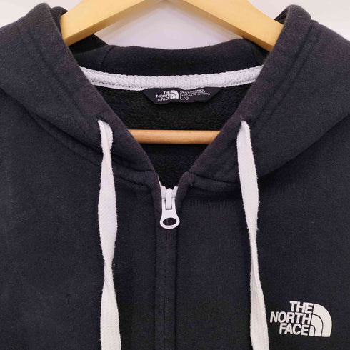 ザノースフェイス THE NORTH FACE ロゴ刺繍 裏起毛 ジップアップパーカー メンズ import:L