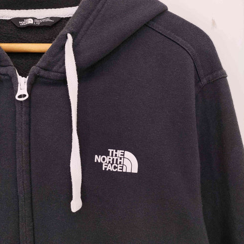 ザノースフェイス THE NORTH FACE ロゴ刺繍 裏起毛 ジップアップパーカー メンズ import:L