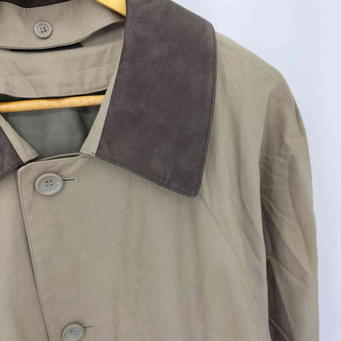 レザーカラー トレンチコート メンズ 42