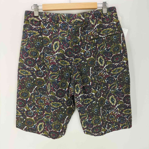 エンジニアードガーメンツ Engineered Garments USA製 フラワー 総柄 1タック ショート パンツ ショーツ メンズ JPN:S