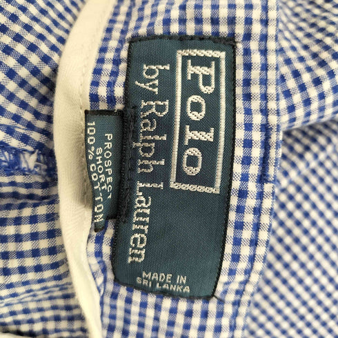ポロバイラルフローレン Polo by RALPH LAUREN PROSPECT SHORT ギンガムチェック シアサッカー ショート パンツ ショーツ メンズ 34