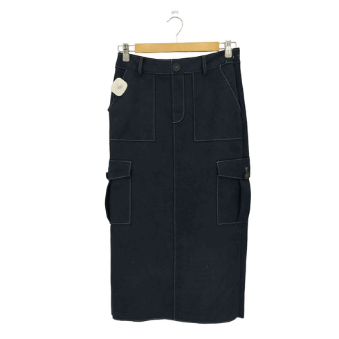 ザラ ZARA ステッチデザイン カーゴポケット スカート レディース S