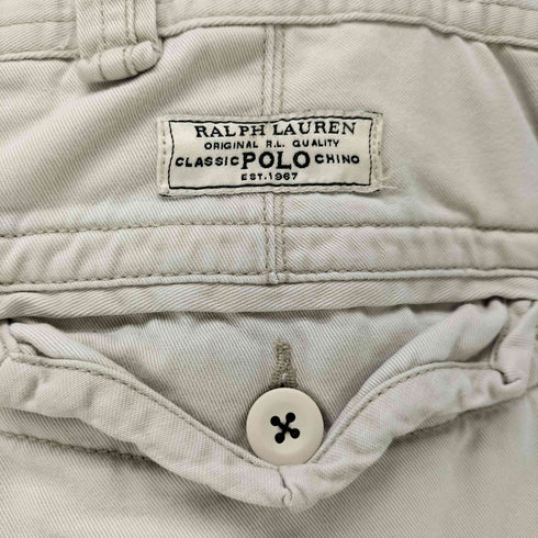 ポロラルフローレン POLO RALPH LAUREN コットン ツイル ジップフライ ショート カーゴ パンツ ショーツ メンズ 40