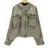 ザラ ZARA 23aw 短丈 フード付き デニムジャケット ボックスシルエット メンズ import:M