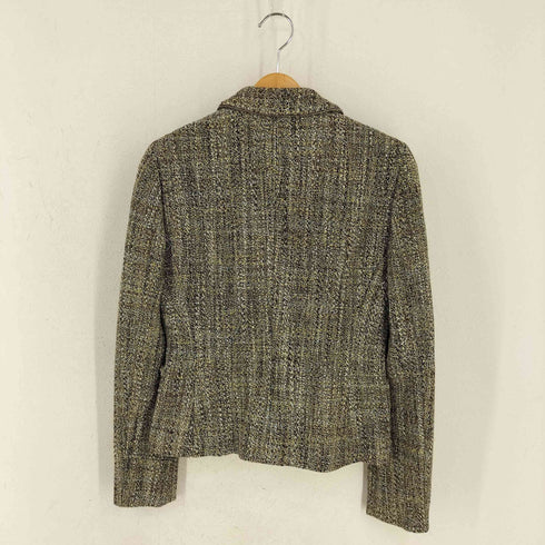 ヒューゴボス HUGO BOSS メランジ シングルテーラードジャケット レディース FR:36