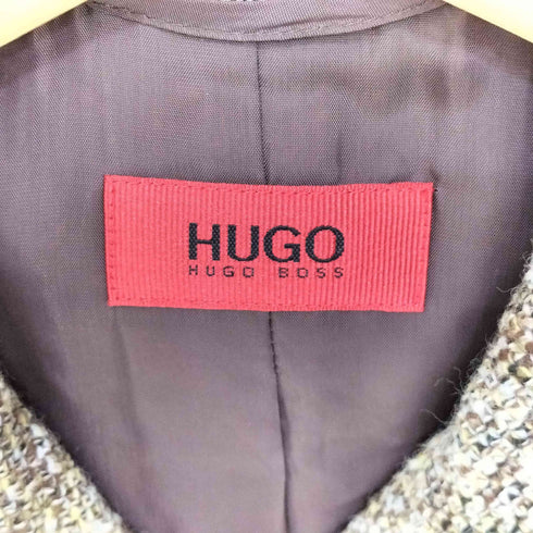 ヒューゴボス HUGO BOSS メランジ シングルテーラードジャケット レディース FR:36