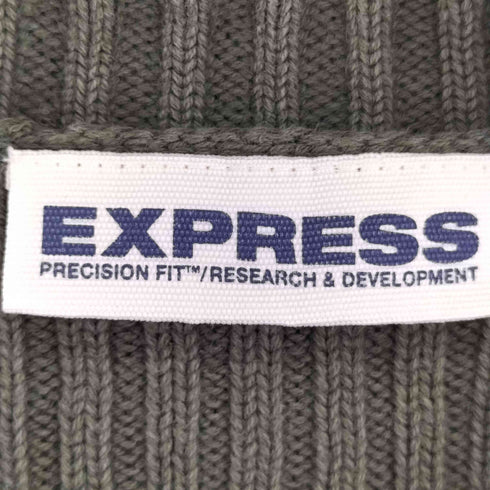 エクスプレス EXPRESS レースアップネックラインコットンニット レディース JPN:M
