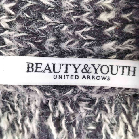 ビューティーアンドユースユナイテッドアローズ BEAUTY & YOUTH UNITED ARROWS ランダムケーブルアシンメトリーカーディガン レディース