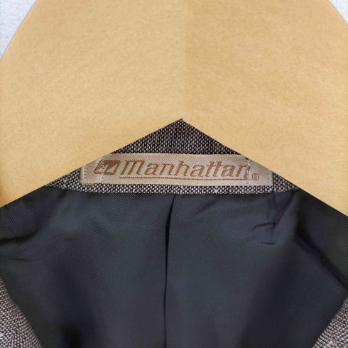 マンハッタン Manhattan 70s かすり 2B テーラードジャケット メンズ  A3