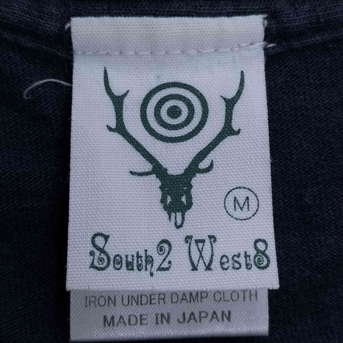 サウスツーウェストエイト SOUTH2 WEST8 レザーポケット クルーネック ロングスリーブ Tシャツ メンズ JPN:M