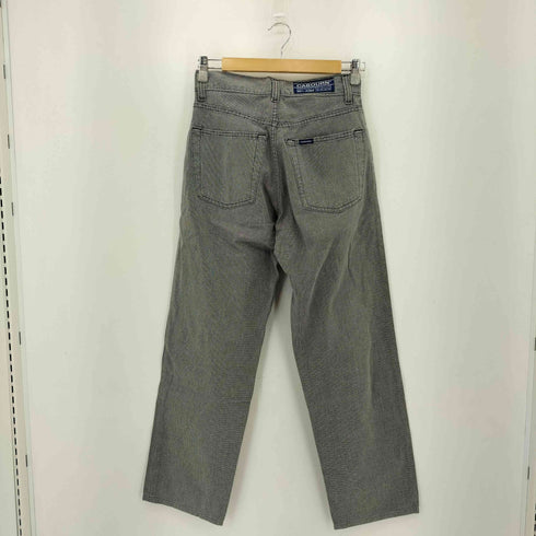 ナイジェルケーボン NIGEL CABOURN イングランド製 チェック柄 ボタンフライ ワイドパンツ レディース 28 REG