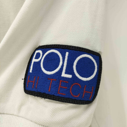 ポロバイラルフローレン Polo by RALPH LAUREN POLO HI TECH 刺繍 ロゴ 鹿の子 ポロ シャツ メンズ import:L