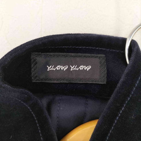YLANG YLANG デザイン ギャザー ベルベットワンピース レディース
