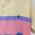 ポロバイラルフローレン Polo by RALPH LAUREN USA製 ポニー 刺繍 マルチカラー ボーダー ポロ シャツ メンズ import:XL