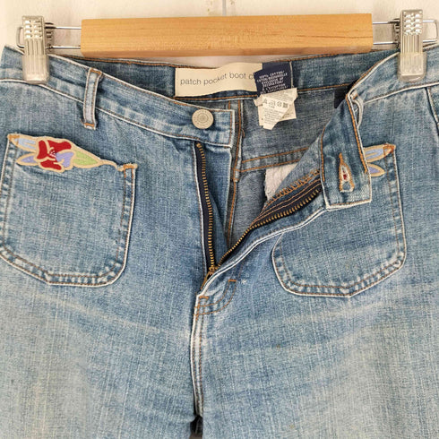 ギャップ Gap 00S 刺繍加工 フレアデニムパンツ y2k レディース 16