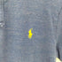 ポロラルフローレン POLO RALPH LAUREN SLIM FIT ポニー 刺繍 鹿の子 ポロ シャツ メンズ import:M