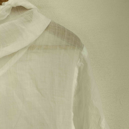 オメカシ omekashi 22SS シアーリネンアノラックパーカー レディース FREE