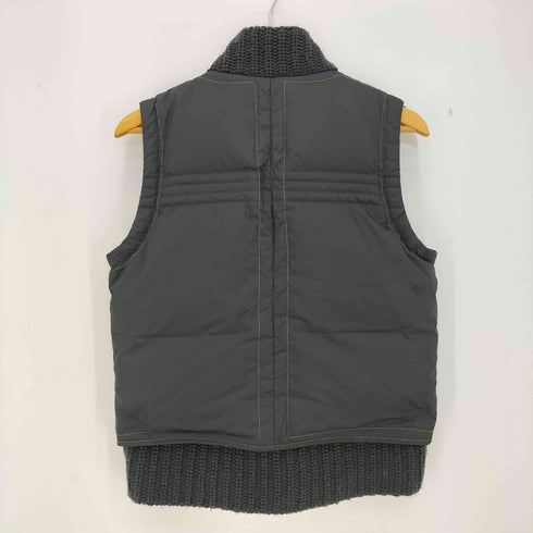 U.P renomaリブニット切替 中綿ベスト メンズ JPN:L