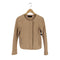 アルアバイル allureville ノーカラー シープレザー ジャケット レディース JPN:2