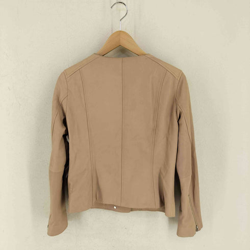 アルアバイル allureville ノーカラー シープレザー ジャケット レディース JPN:2